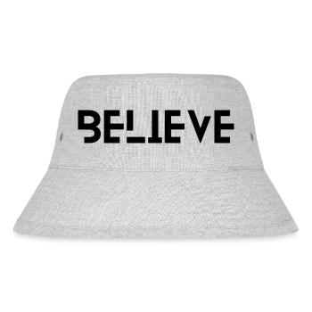 Believe - Stanley/Stella recycelter Bucket Hat - Grau meliert - Vorne