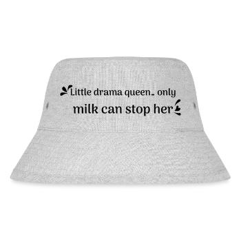 Baby Sprüche - Stanley/Stella recycelter Bucket Hat - Grau meliert - Vorne