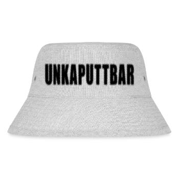 UNKAPUTTBAR - Stanley/Stella recycelter Bucket Hat - Grau meliert - Vorne