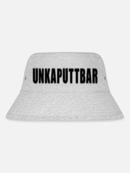 UNKAPUTTBAR - Stanley/Stella recycelter Bucket Hat - Grau meliert
