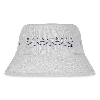 LISD_moin_rhein - Stanley/Stella recycelter Bucket Hat - Grau meliert - Vorne