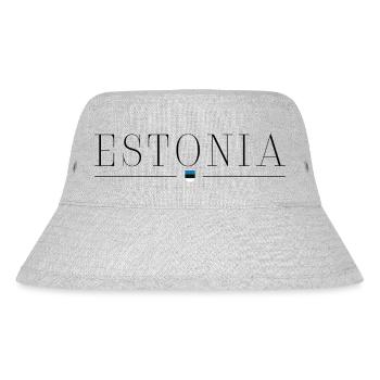 Estonia: Nordic elegance on every shirt - Stanley/Stella Recycled Bucket Hat - heather grey - Front