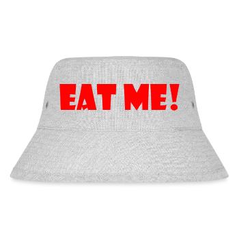 Eat me - Stanley/Stella Recycled Bucket Hat - heather grey - Front