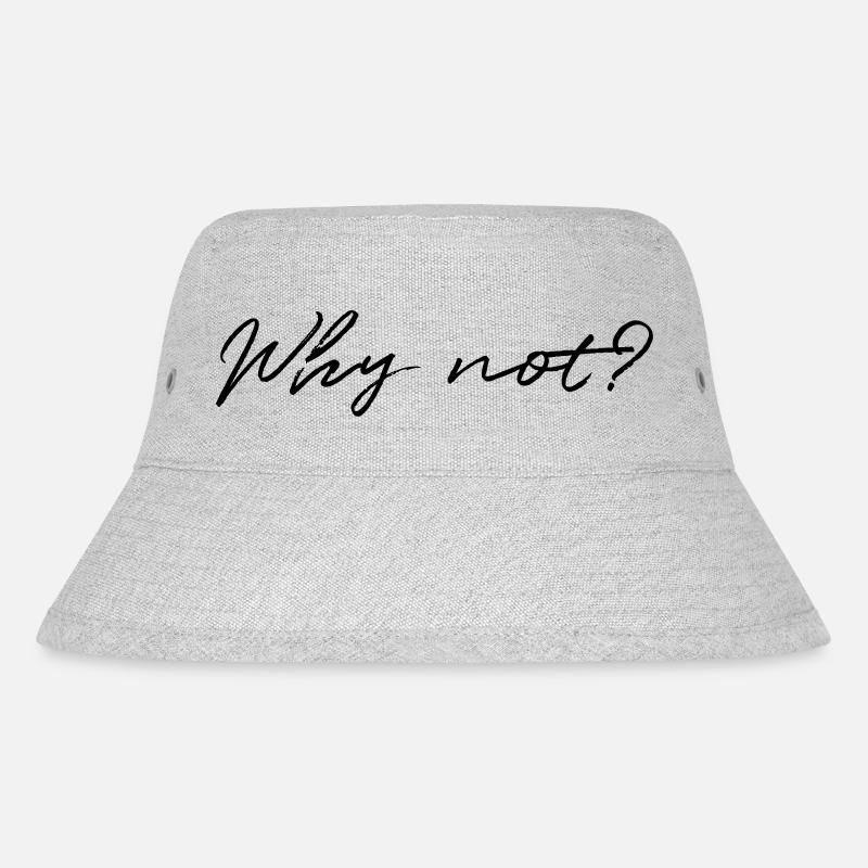why not - Stanley/Stella Recycled Bucket Hat - heather grey
