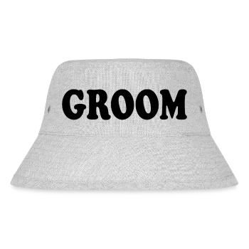 Groom - Stanley/Stella recycelter Bucket Hat - Grau meliert - Vorne
