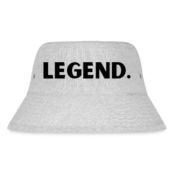 Legende. - Stanley/Stella recycelter Bucket Hat - Grau meliert - Vorne