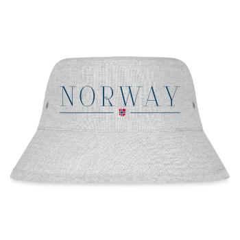 I love Norway - Stanley/Stella Recycled Bucket Hat - heather grey - Front