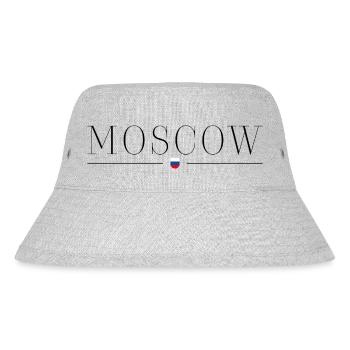 Ich liebe Moskau - Stanley/Stella recycelter Bucket Hat - Grau meliert - Vorne