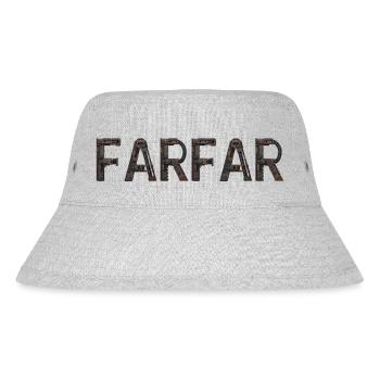 Opa Schwedisch Opa Schweden Papa Geburtstag Großvater - Stanley/Stella recycelter Bucket Hat - Grau meliert - Vorne