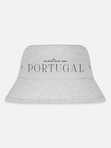 Portugal T-Shirt: Sonne, Meer, Stil - Stanley/Stella recycelter Bucket Hat - Grau meliert