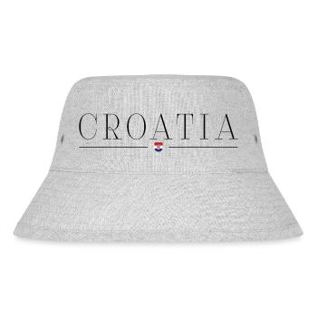 I love Croatia - Stanley/Stella Recycled Bucket Hat - heather grey - Front