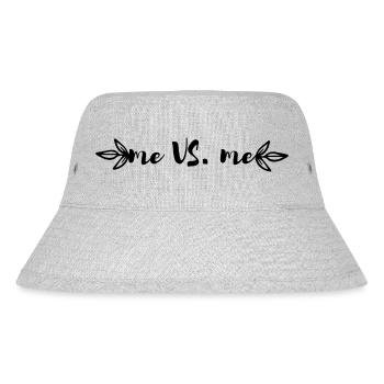 Me vs. Me - Ich vs. Ich - Stanley/Stella recycelter Bucket Hat - Grau meliert - Vorne