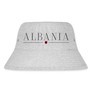 I love Albania - Stanley/Stella Recycled Bucket Hat - heather grey - Front