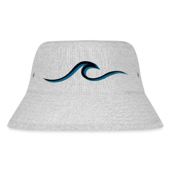 Vague vague Surf Eau Rat Surfer - Bob recyclé Stanley/Stella - gris chiné - Devant