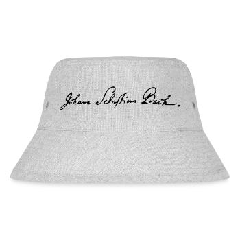 Johann Sebastian Bach Signature - Stanley/Stella recycelter Bucket Hat - Grau meliert - Vorne