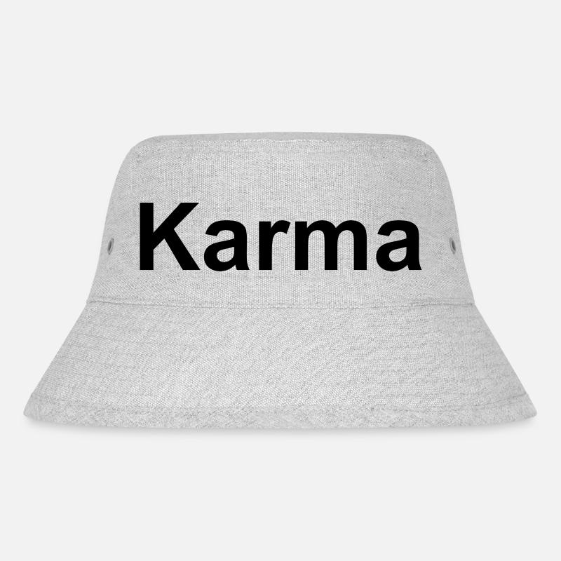 Karma Black - Stanley/Stella Recycled Bucket Hat - heather grey