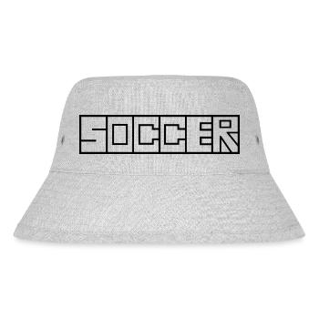Fußball Soccer - Stanley/Stella Recycled Bucket Hat - heather grey - Front