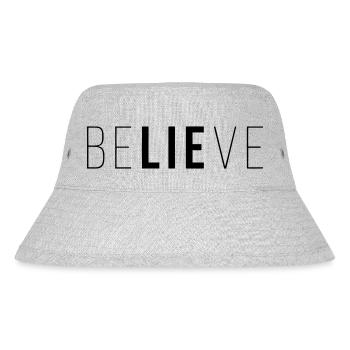 beLIEve - Stanley/Stella Recycled Bucket Hat - heather grey - Front