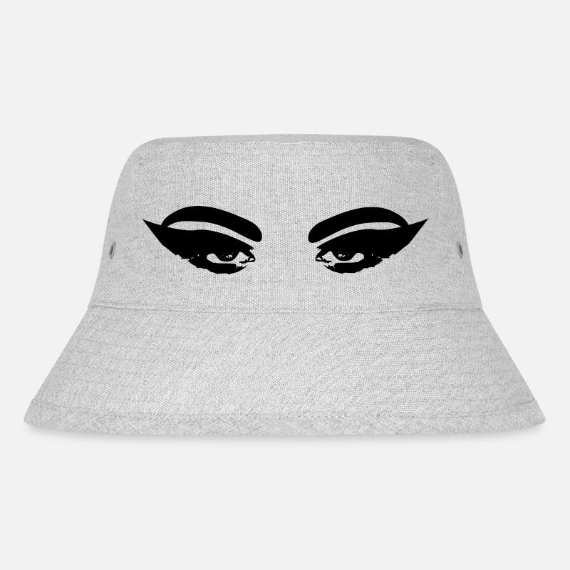 Black eyes - Stanley/Stella Recycled Bucket Hat - heather grey