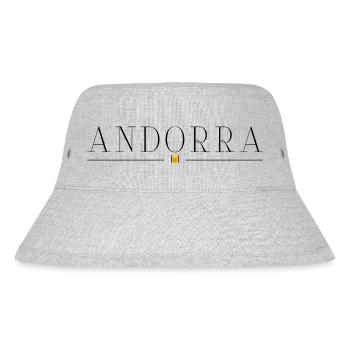 I love Andorra - Stanley/Stella Recycled Bucket Hat - heather grey - Front