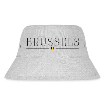 Brussels: elegance, chocolate, character - Stanley/Stella Recycled Bucket Hat - heather grey - Front