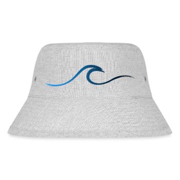 Wave wave Surfing Water Rat Surfer - Stanley/Stella Recycled Bucket Hat - heather grey - Front