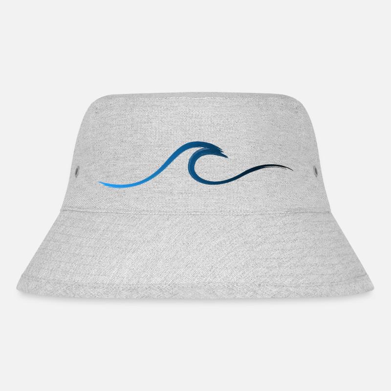 Vague vague Surf Eau Rat Surfer - Bob recyclé Stanley/Stella - gris chiné