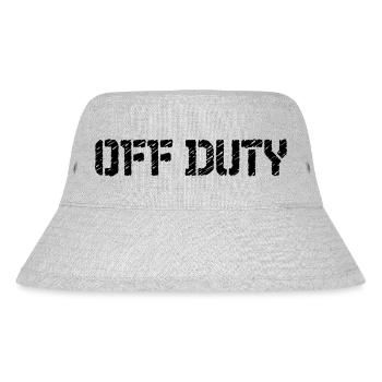 Off Duty - Stanley/Stella recycelter Bucket Hat - Grau meliert - Vorne