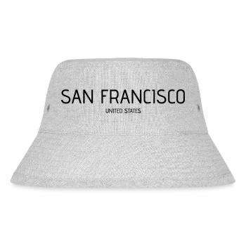 San Francisco - Stanley/Stella Recycled Bucket Hat - heather grey - Front