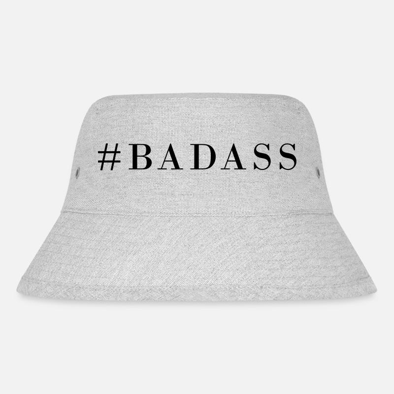 Raute Badass - Stanley/Stella recycelter Bucket Hat - Grau meliert