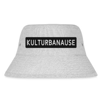 Kulturbanause - Stanley/Stella recycelter Bucket Hat - Grau meliert - Vorne