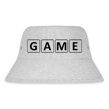 Game Gaming PC - Stanley/Stella recycelter Bucket Hat - Grau meliert - Vorne