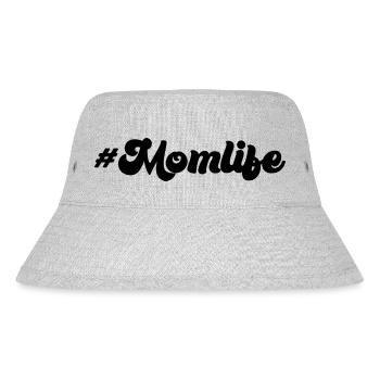 Schwangerschaft Babyparty Babyshower Boy Girl - Stanley/Stella recycelter Bucket Hat - Grau meliert - Vorne