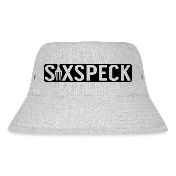 Sixspeck - Stanley/Stella recycelter Bucket Hat - Grau meliert - Vorne
