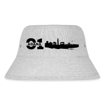 Adana - Stanley/Stella recycelter Bucket Hat - Grau meliert - Vorne