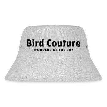 bird couture wonders of the sky | clan of birds - Stanley/Stella recycelter Bucket Hat - Grau meliert - Vorne