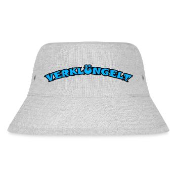 Verklüngelt T Shirt Kater Party Bier Fun Alkohol - Stanley/Stella recycelter Bucket Hat - Grau meliert - Vorne