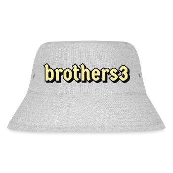 Brüder - Stanley/Stella recycelter Bucket Hat - Grau meliert - Vorne