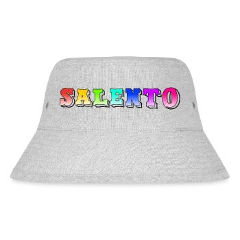 Farbenfroher Salento - Stanley/Stella recycelter Bucket Hat - Grau meliert - Vorne
