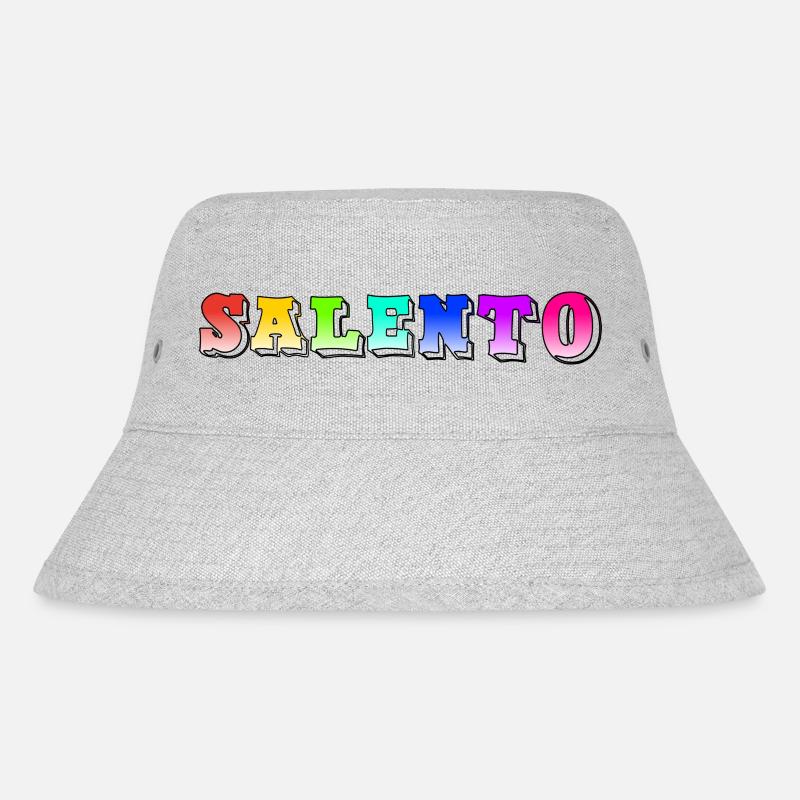 Colorful Salento - Stanley/Stella Recycled Bucket Hat - heather grey
