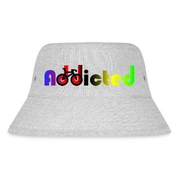 cycliste champion du monde addicted accro 2 - Bob recyclé Stanley/Stella - gris chiné - Devant