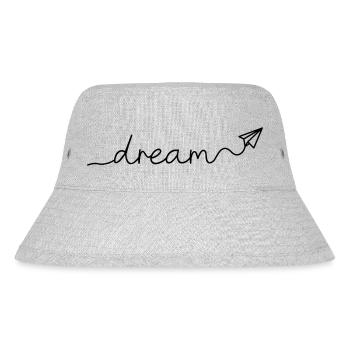 DREAM - Stanley/Stella Recycled Bucket Hat - heather grey - Front