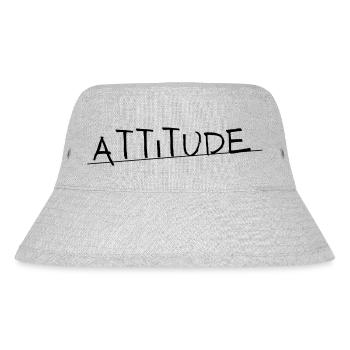 Attitude - Stanley/Stella recycelter Bucket Hat - Grau meliert - Vorne