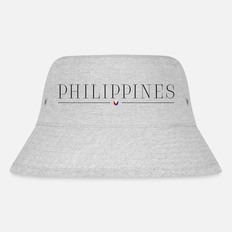 Ich liebe Philippinen - Stanley/Stella recycelter Bucket Hat - Grau meliert
