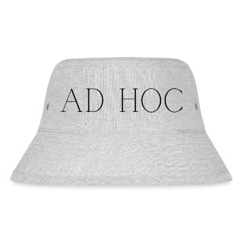 Ad Hoc – Typographie de phrases latines Style minimal - Bob recyclé Stanley/Stella - gris chiné - Devant