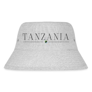 Ich liebe Tansania - Stanley/Stella recycelter Bucket Hat - Grau meliert - Vorne