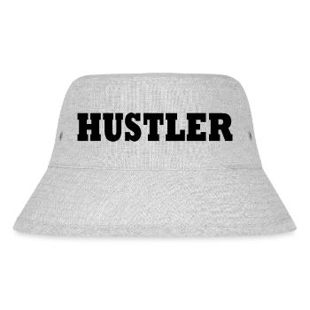 Hustler - Stanley/Stella recycelter Bucket Hat - Grau meliert - Vorne
