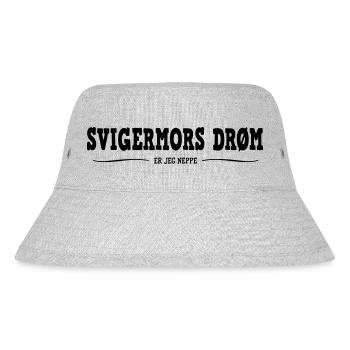 Der Traum meiner Schwiegermutter Ich bin einfach - Stanley/Stella recycelter Bucket Hat - Grau meliert - Vorne