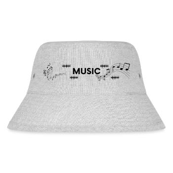 Music - Stanley/Stella recycelter Bucket Hat - Grau meliert - Vorne