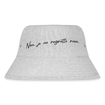 self-assured - Stanley/Stella Recycled Bucket Hat - heather grey - Front